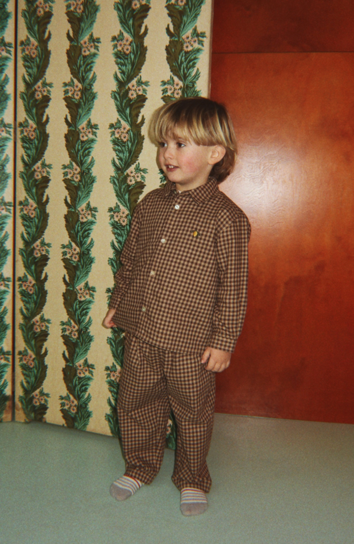 Foret Check Shirt-Konges Slojd FW26
