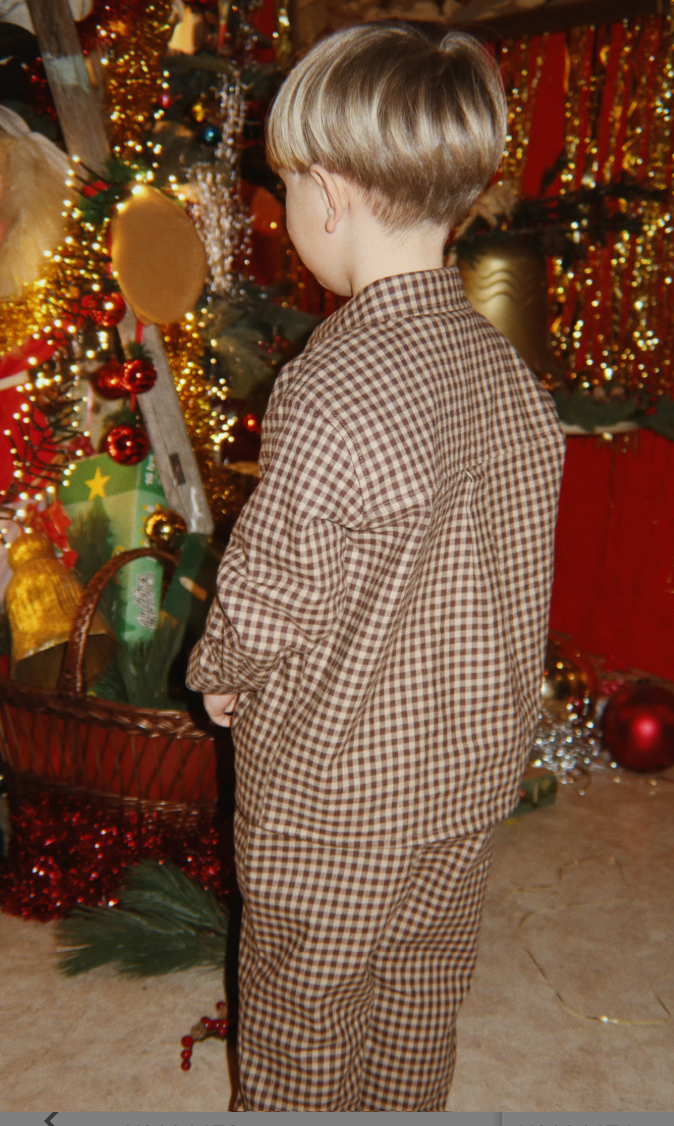Foret Check Shirt-Konges Slojd FW26