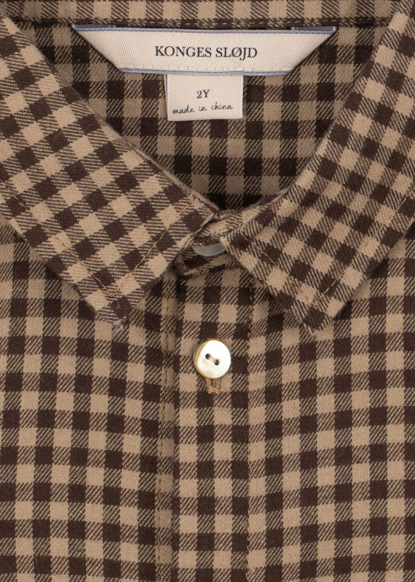 Foret Check Shirt-Konges Slojd FW26