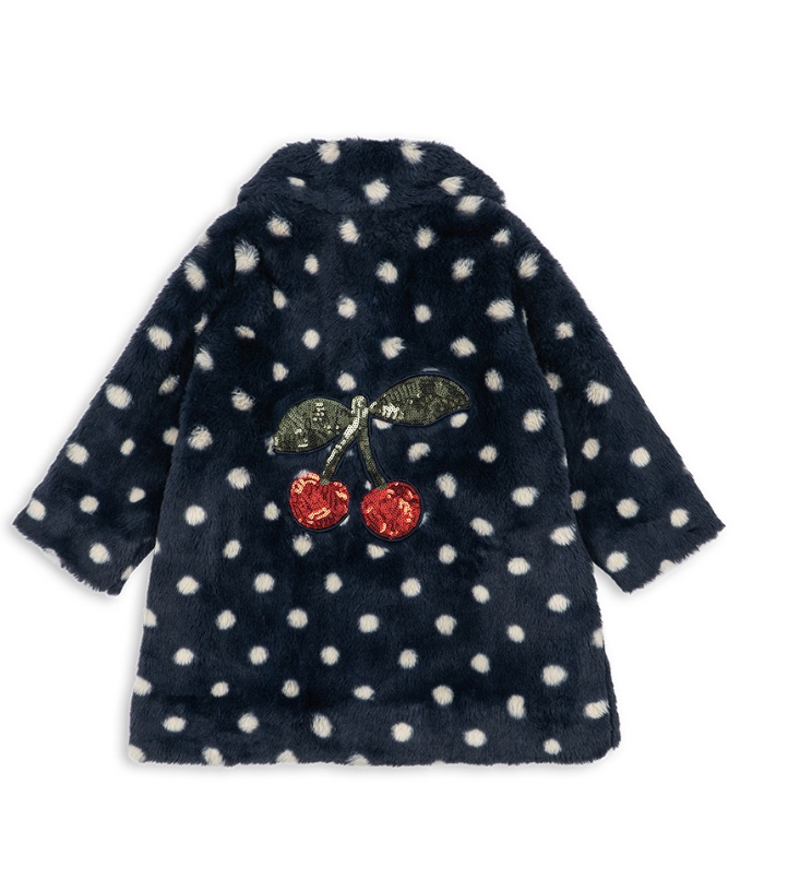 Fuzzie Dot Coat- Konges Slojd FW26