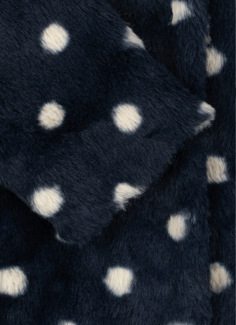 Fuzzie Dot Coat- Konges Slojd FW26