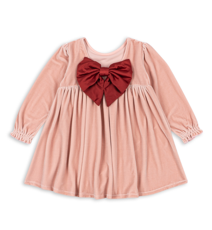 Gia Bow Dress-Konges Slojd FW26