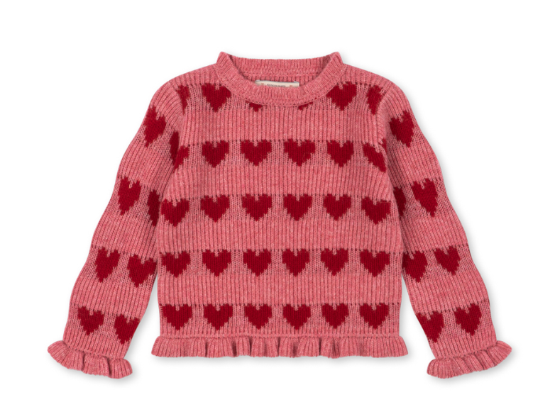 Laula Heart Sweater-Konges Slojd FW26