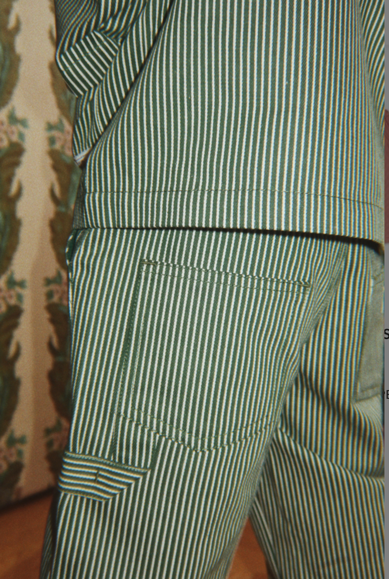 Luc Railroad Striped Jacket-Konges Slojd FW26