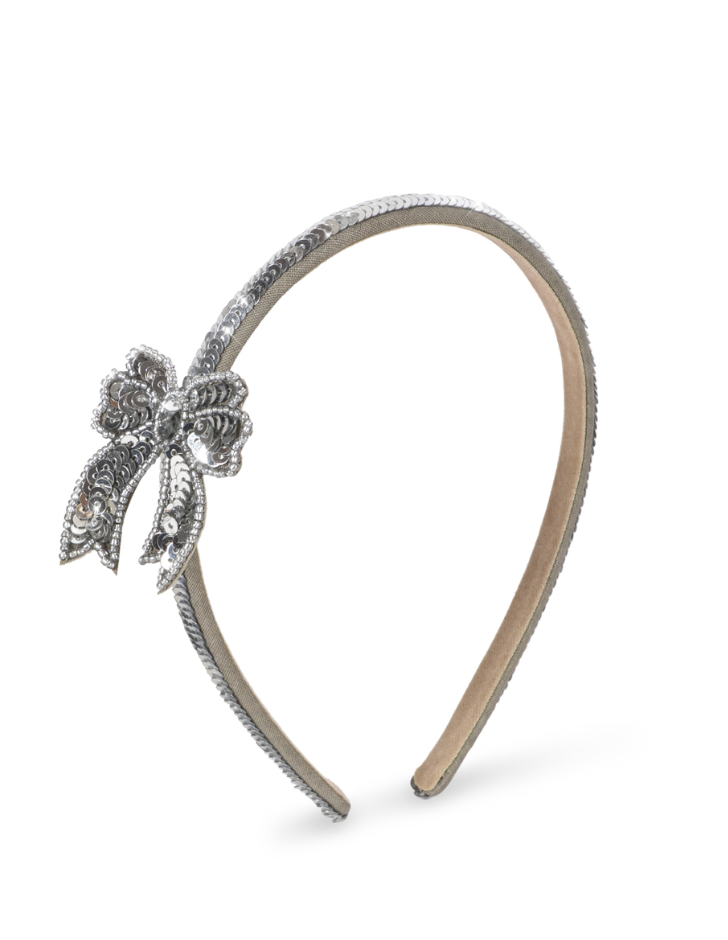 Sequin Bow Headband-Konges Slojd