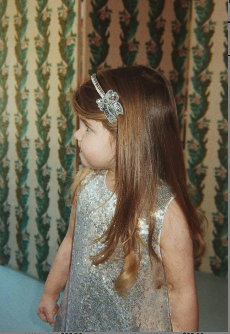 Sequin Bow Headband-Konges Slojd