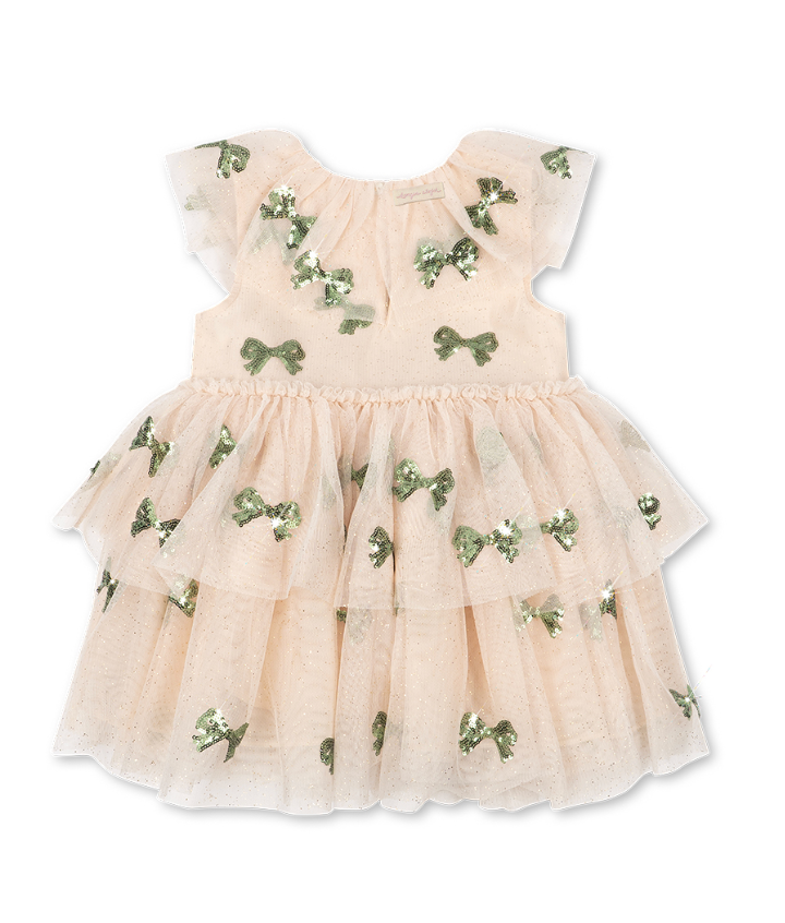 Yvonne Fairy Bowie Fir Dress-Konges Slojd FW26
