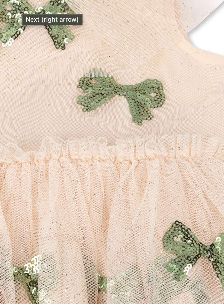 Yvonne Fairy Bowie Fir Dress-Konges Slojd FW26