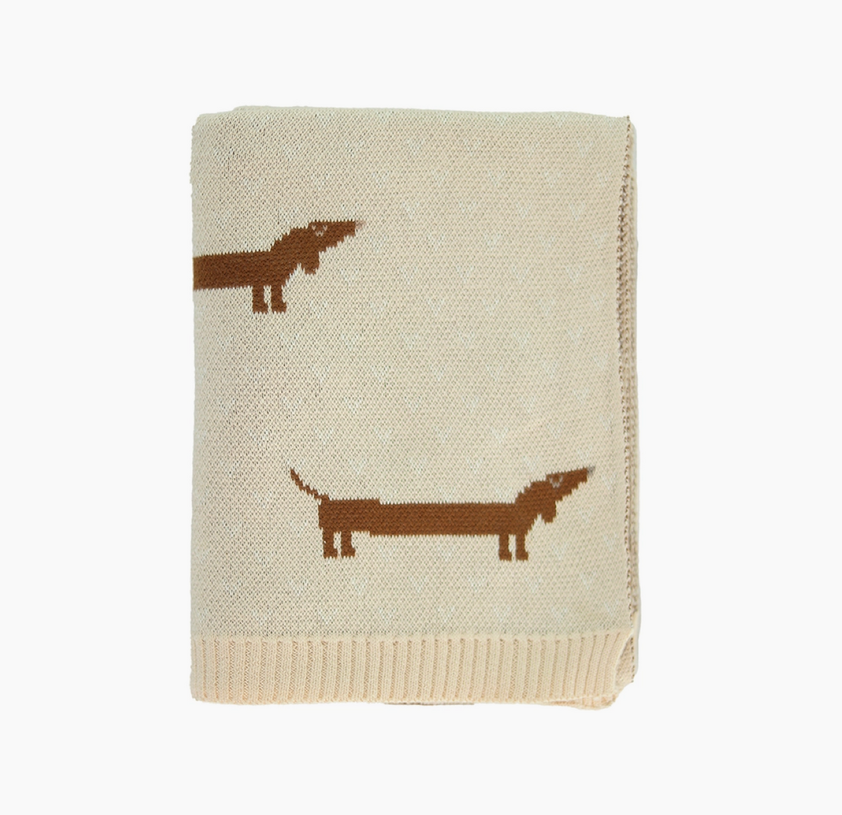 Doxie Dog Dreams Organic Blanket & Toy Gift Set - Viverano