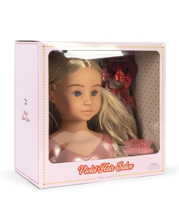 Violet Hair Salon Doll - Konges Slojd