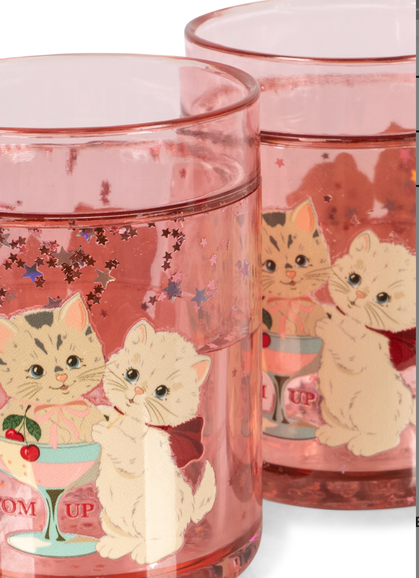 2pk Glitter Cups-Konges Slojd