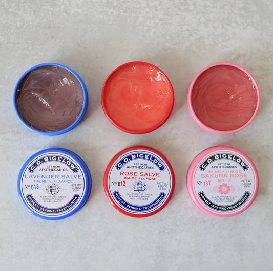 C.O. Bigelow Assorted Salve Tin Trio