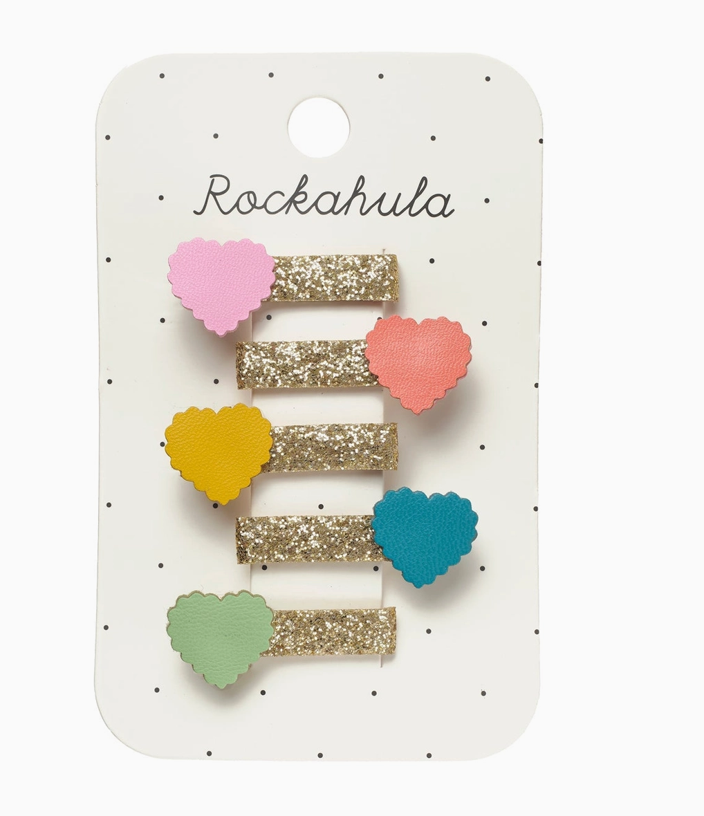 Scallop Heart Mini Clip