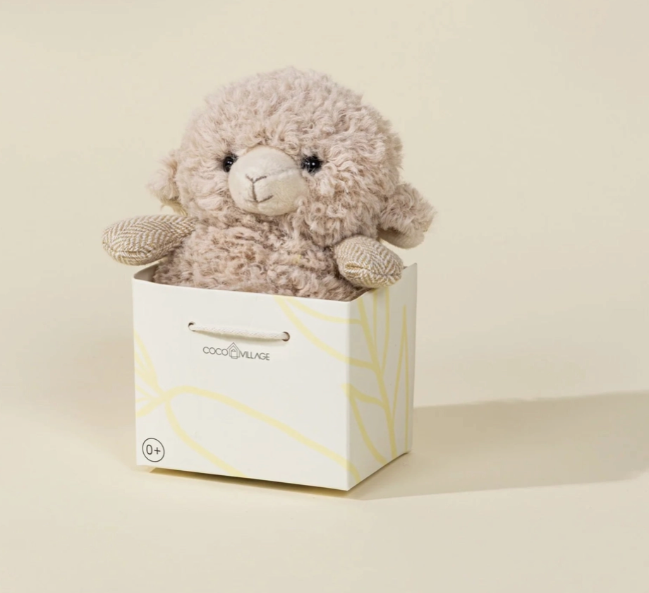 Mini Gift Beige Sheep Plush Toy  - Coco Village