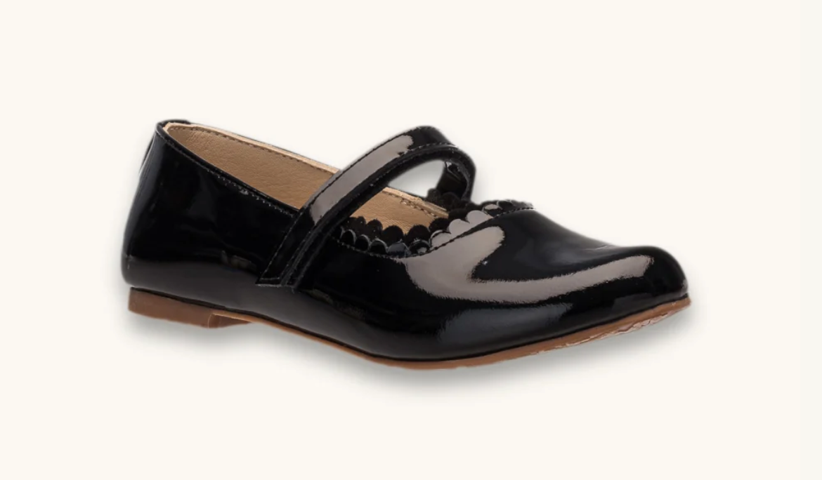 Aria Scallop Maryjane Patent- Elephantito