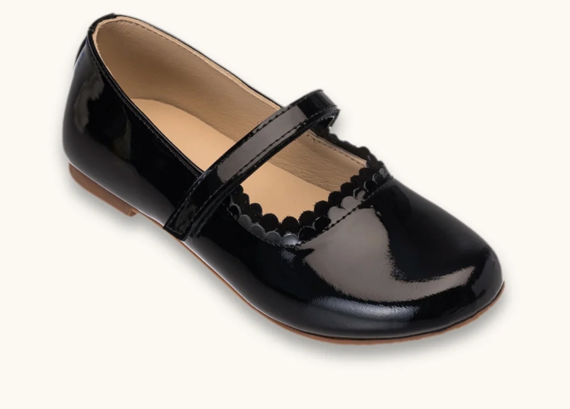 Aria Scallop Maryjane Patent- Elephantito