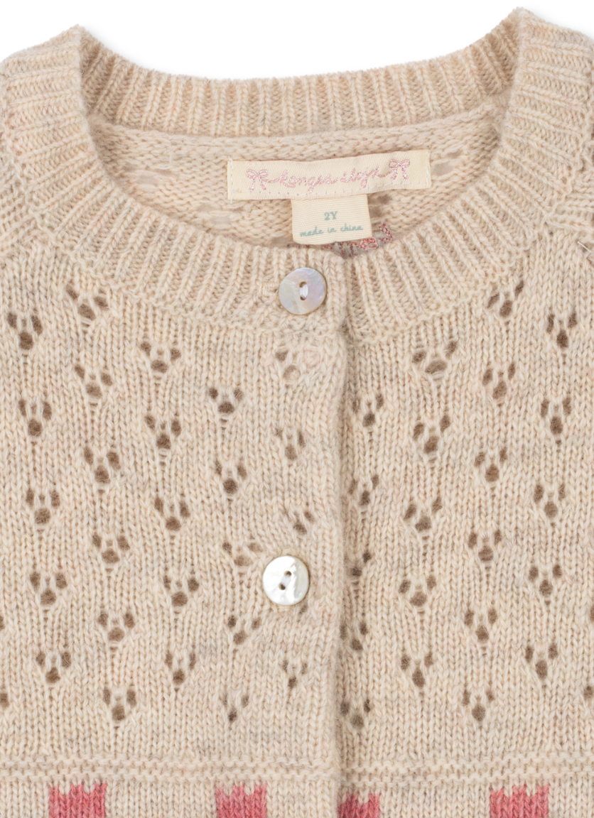 Belle Tulip Knit Cardigan-Konges Slojd FW26