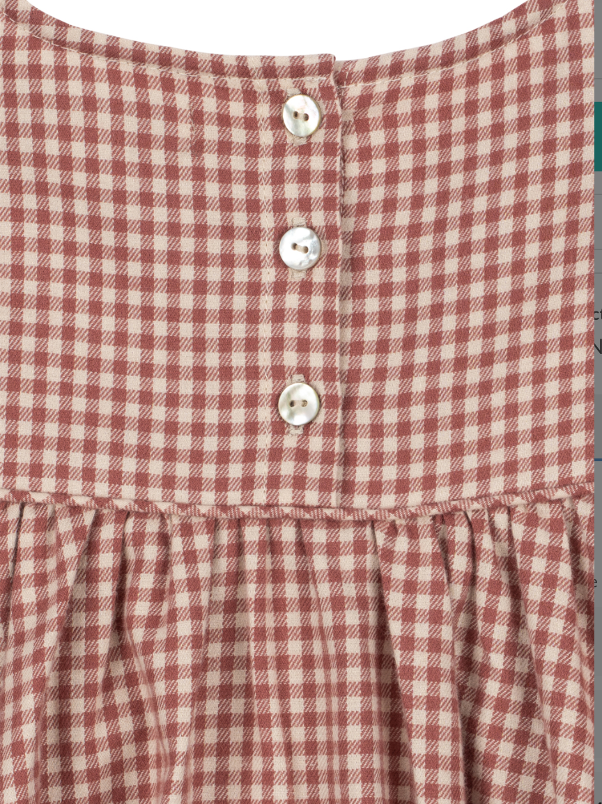 Foret Check Dress-Konges Slojd FW26