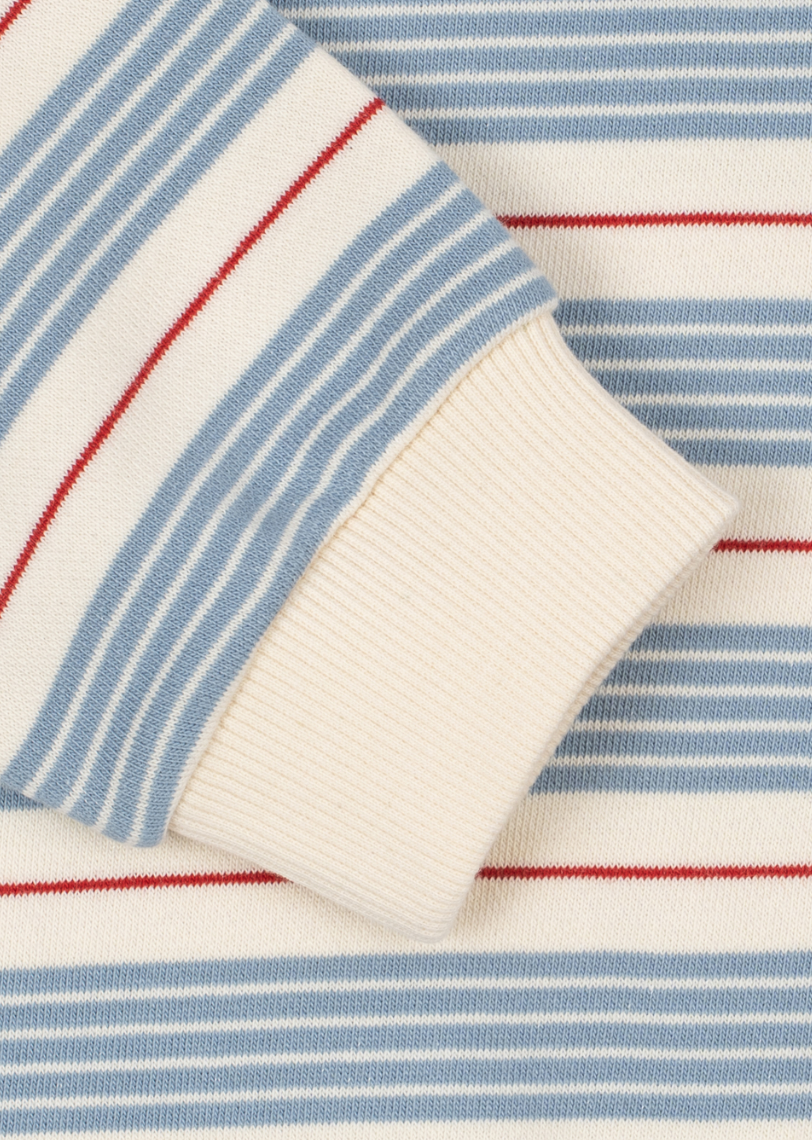 Spotty Striped Sweat Polo-Konges Slojd FW26