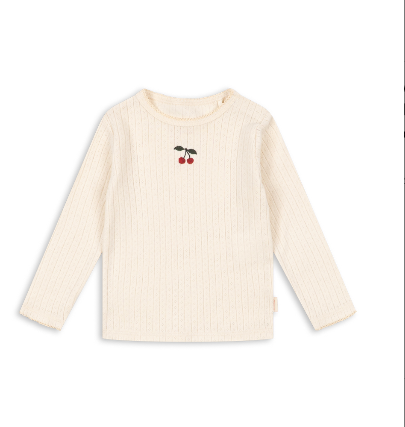 Minnie Pointelle Blouse -Konges Slojd FW26
