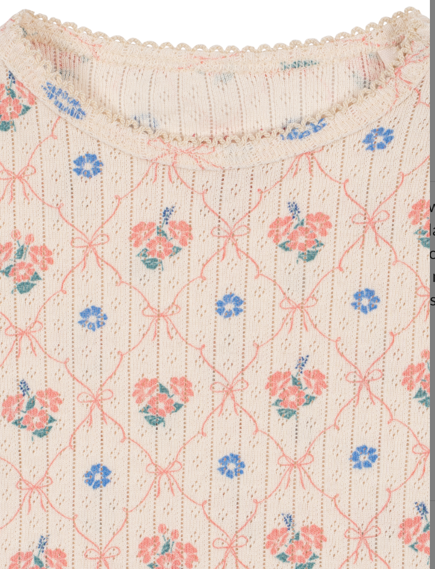 Minnie Pointelle Blouse -Konges Slojd FW26