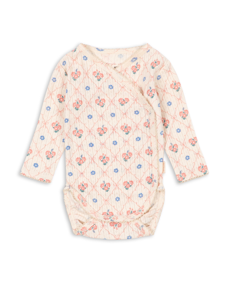 Minnie Pointelle Wrap Body - Konges Slojd FW26