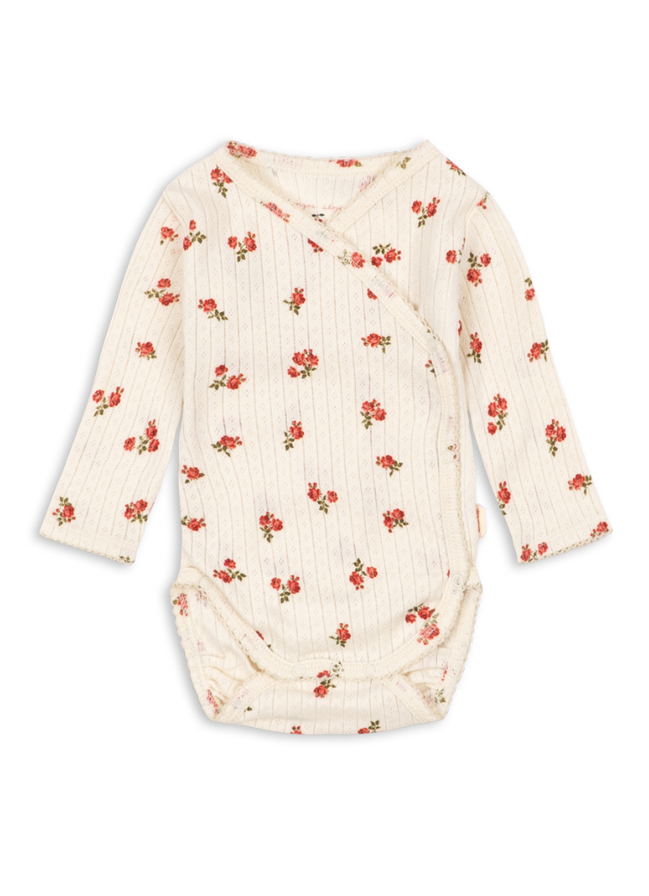 Minnie Pointelle Wrap Body - Konges Slojd FW26