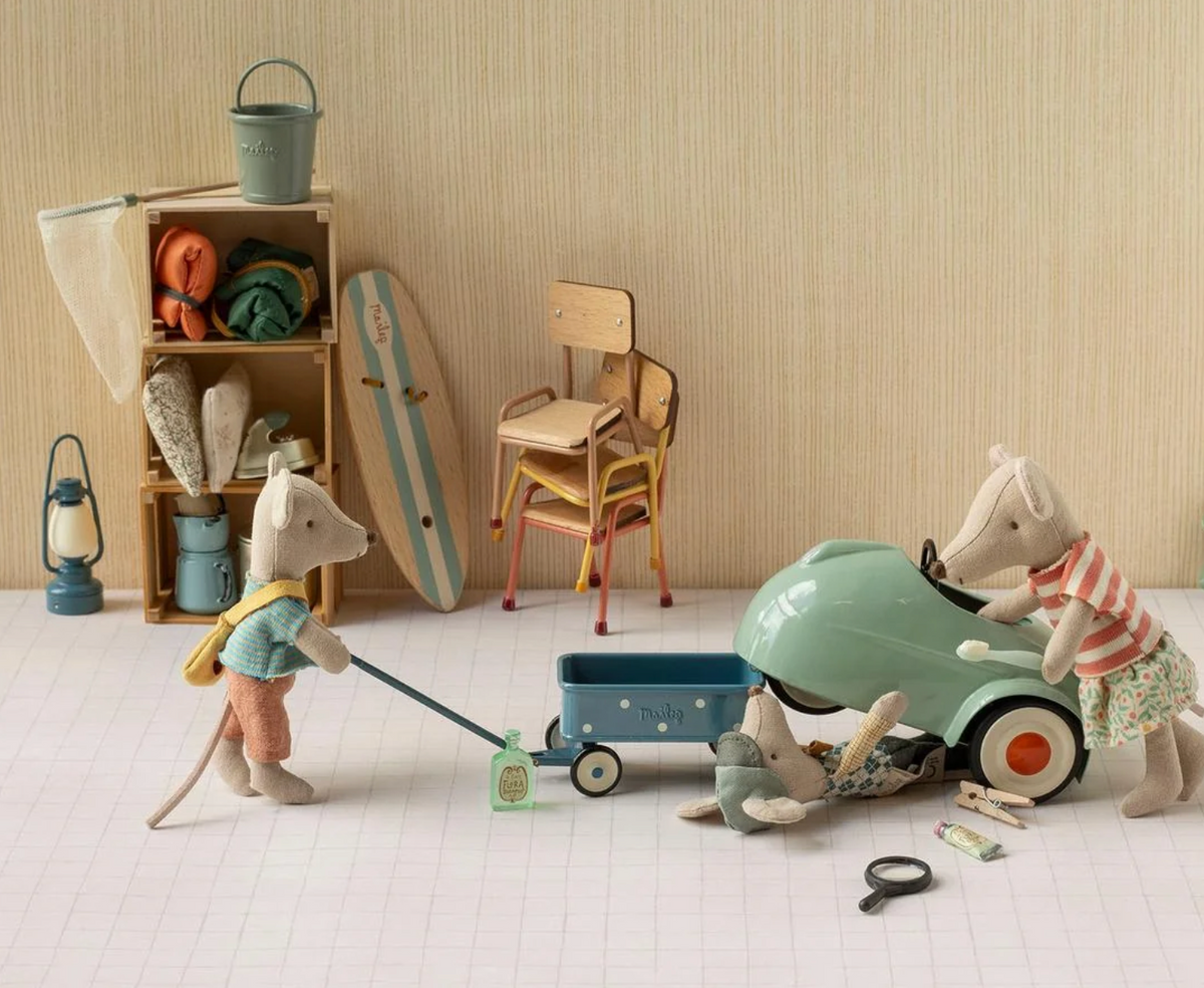 Car Mouse in Light Mint - Maileg