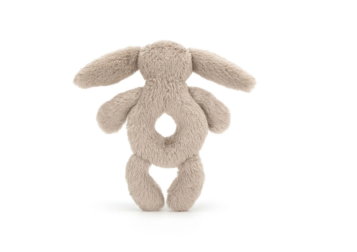 Bashful Beige Bunny Ring Rattle - Jellycat