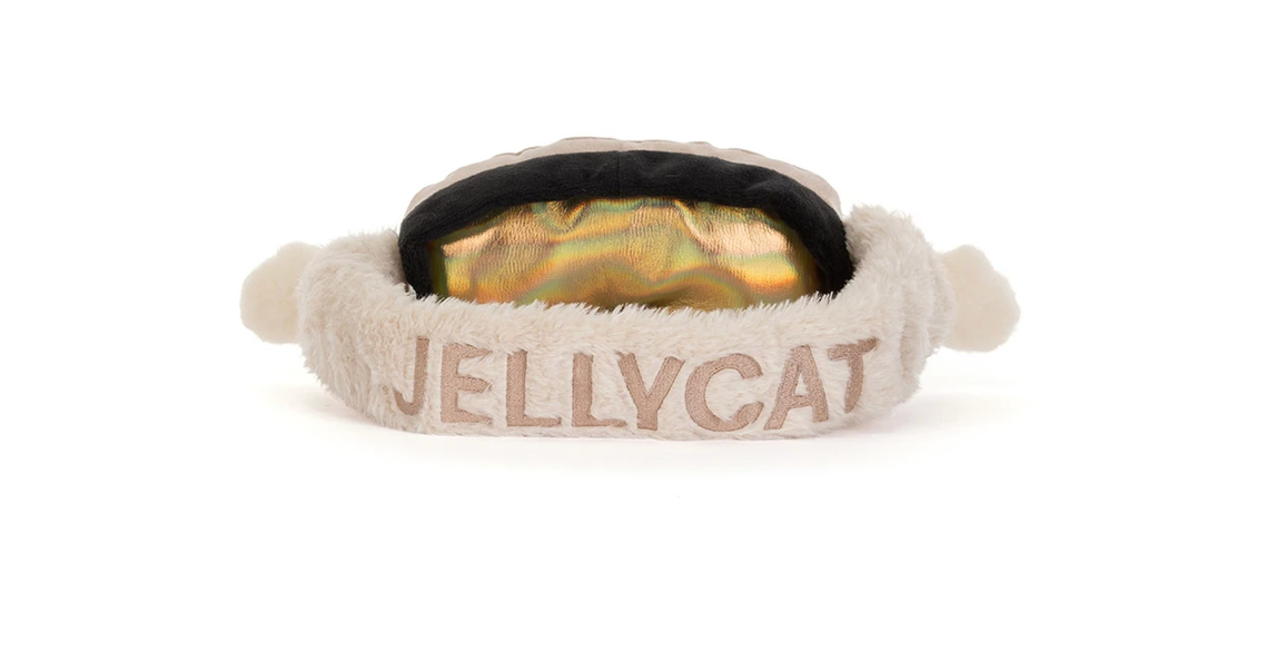 Amuseables Sports Ski Goggles in Gold - Jellycat