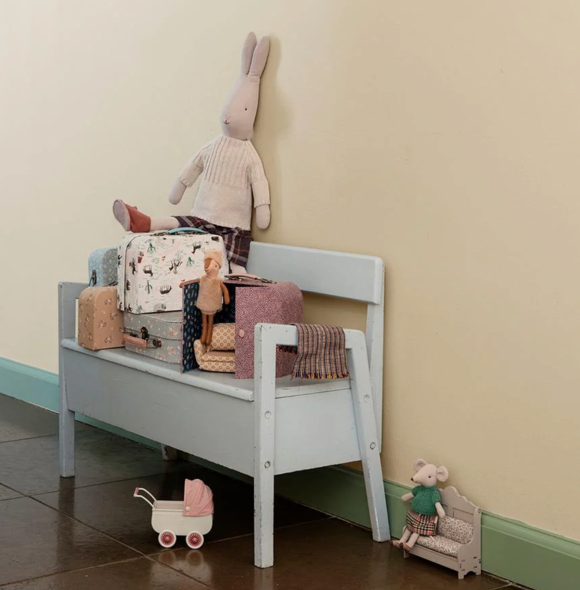 Mouse Kitchen Bench in Light Sand - Maileg