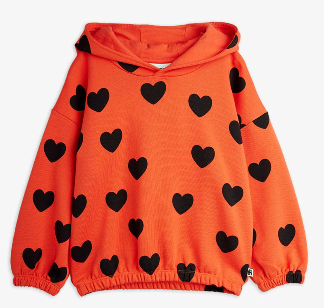 Hearts Hoodie-Mini Rodini SS27