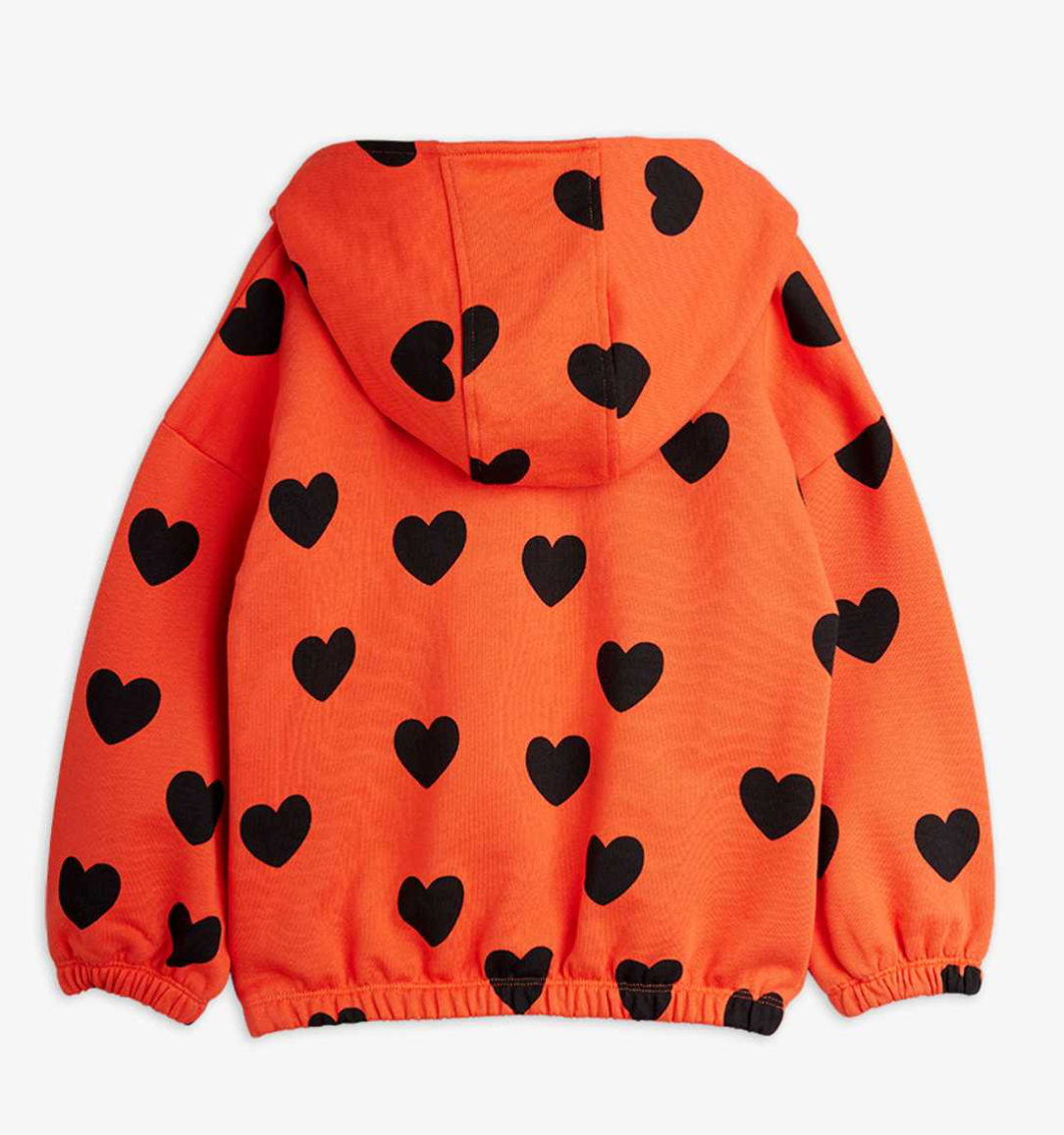 Hearts Hoodie-Mini Rodini SS27