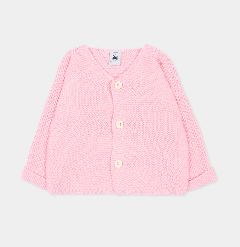 3-Button Down Cardigan - Petit Bateau FW26