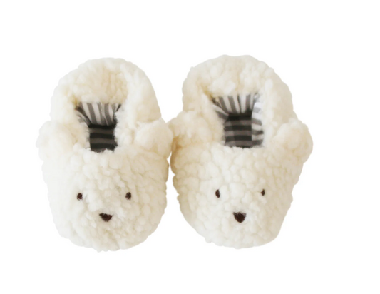 Sherpa Bear Booties - Alimrose