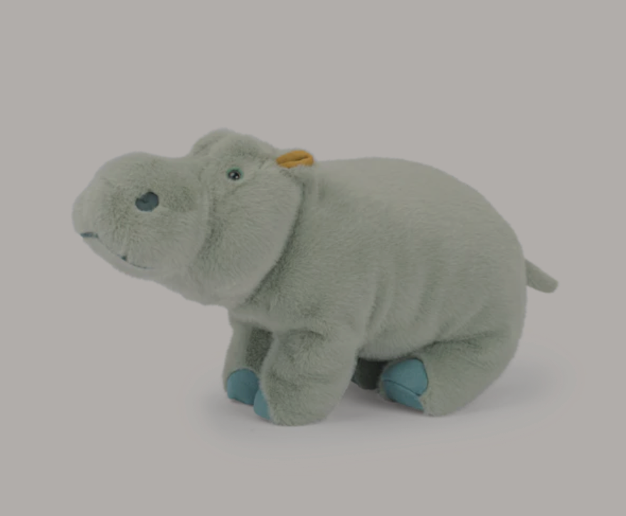 Around the World Hippo Stuffed Animal - Speedy Monkey