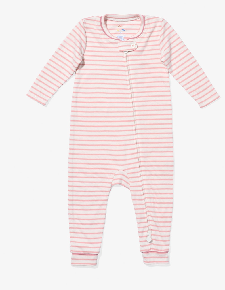 Ziggy Romper Striped- Oso & Me