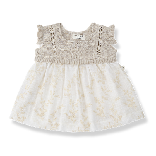 Saona Knit Floral Dress- More in the Family SP26