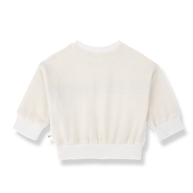 Santanyi Multi Stripe Terry Sweat Top-One More in the Family SP26