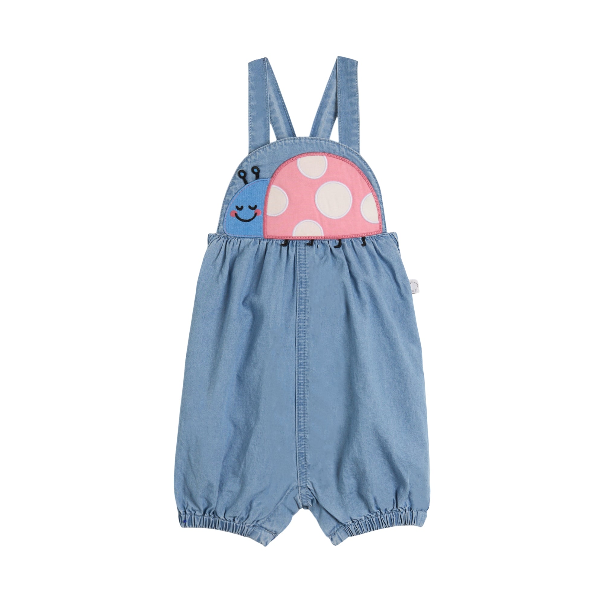 Chambray Overall Ladybug - Stella McCartney SS26 – Mudpie San Francisco