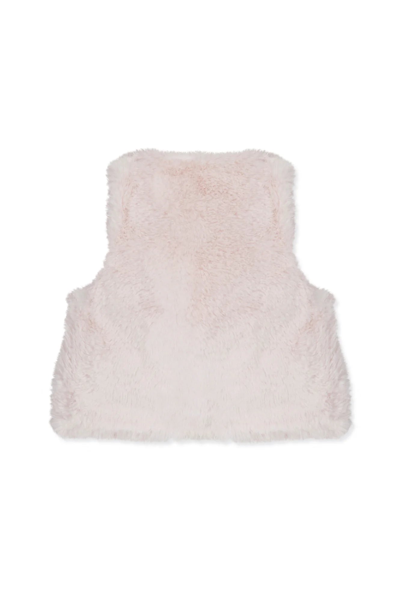 Pink Furry Vest - Tartine et Chocolat FW24