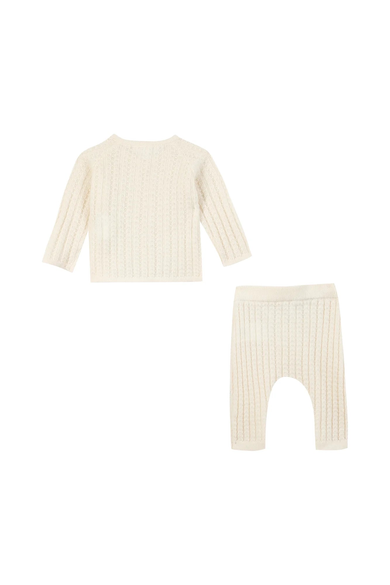 Ecru Knit Set - Tartine et Chocolat FW24