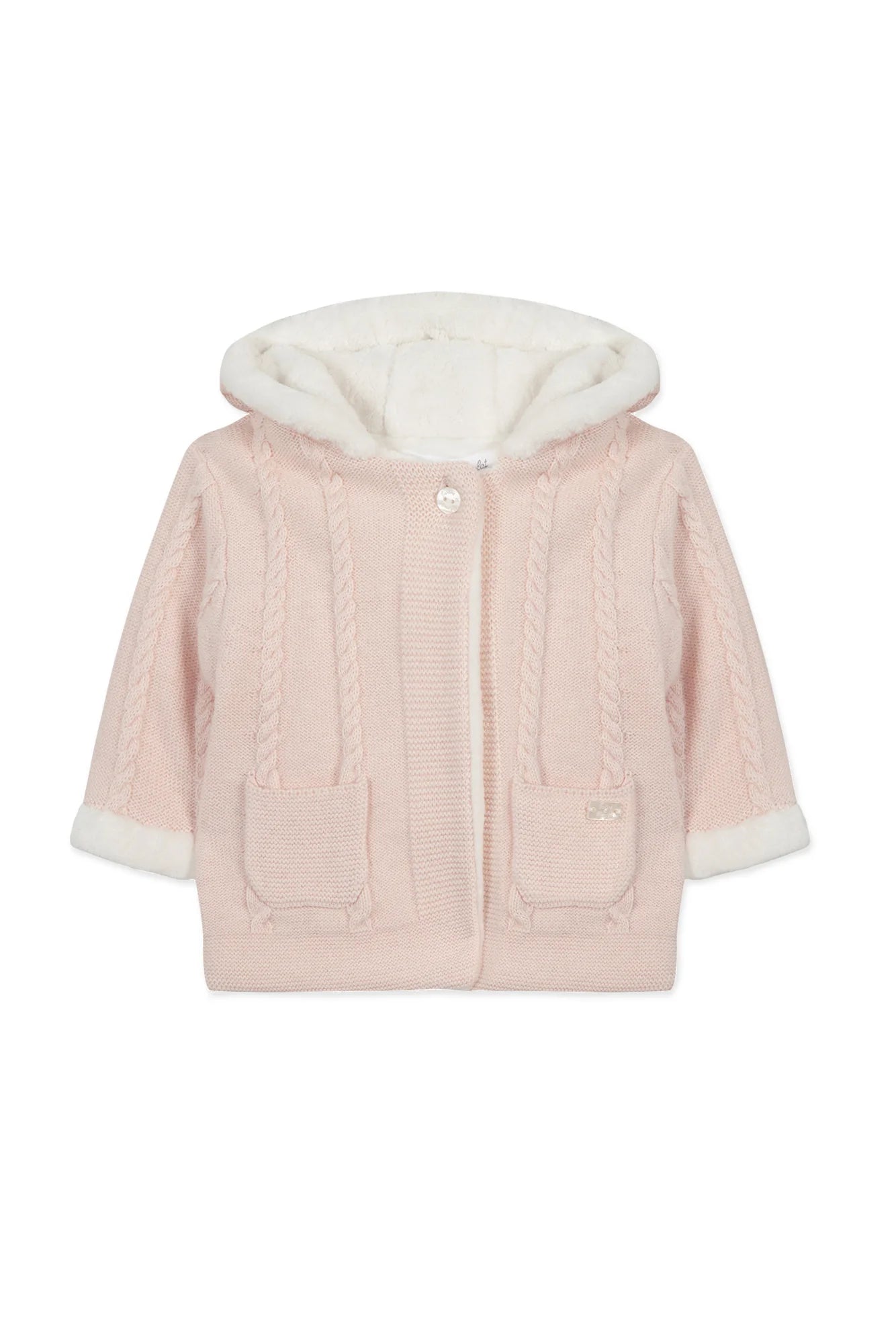 Cable Hooded Coat - Tartine et Chocolat FW24