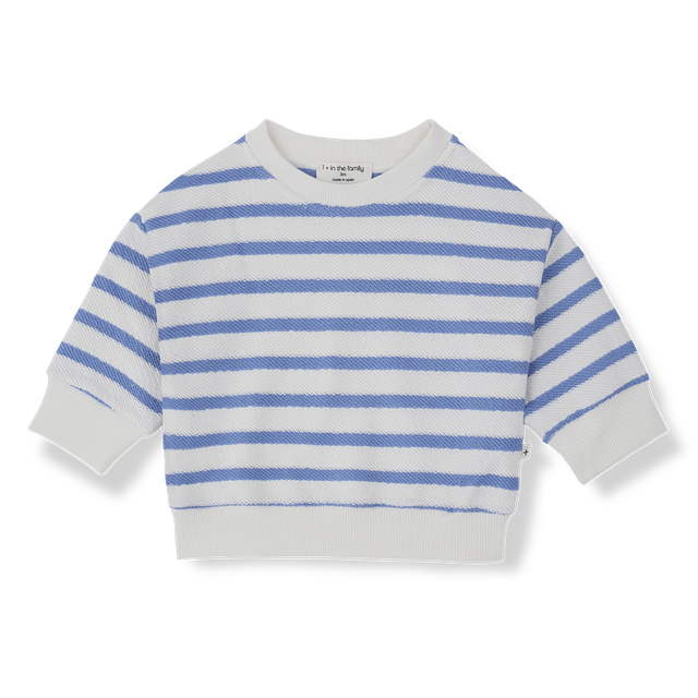 Marroig Terry Striped Sweatshirt-One More in the Family SP26