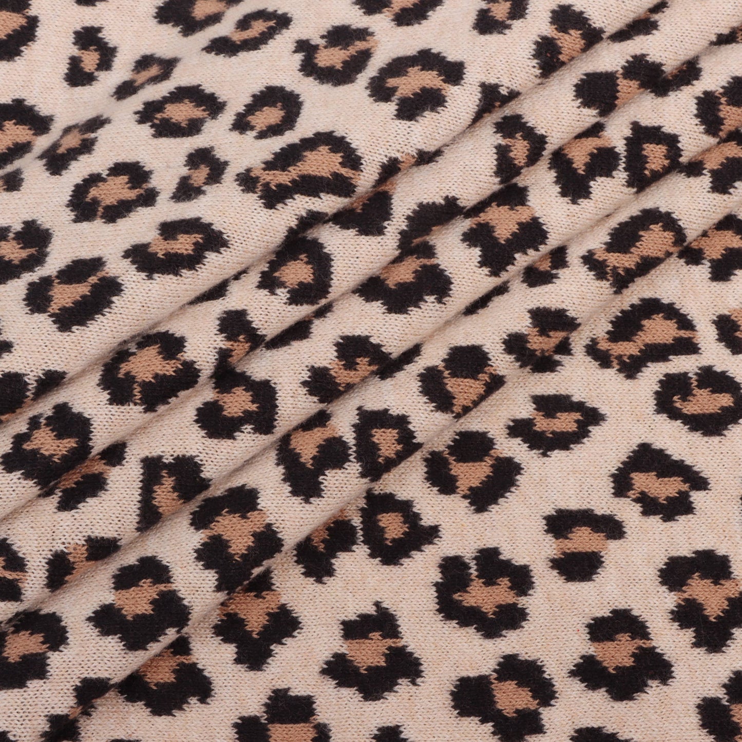 Leopard Animal - Organic Cotton Jacquard Knit Baby Blanket: viverano