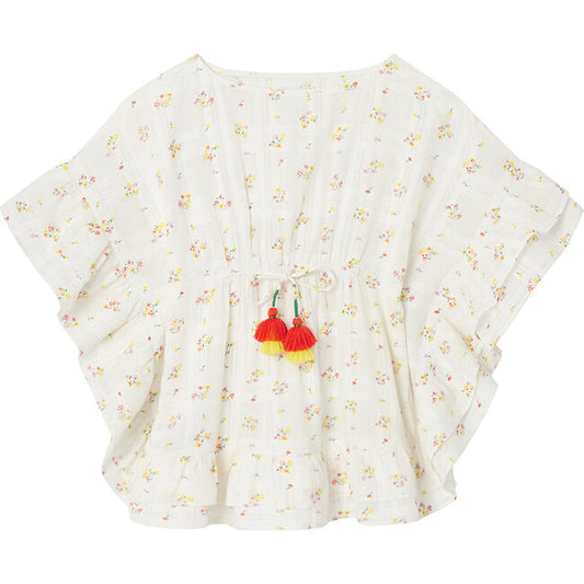 Giverny White Flower Caftan-Lison SP24