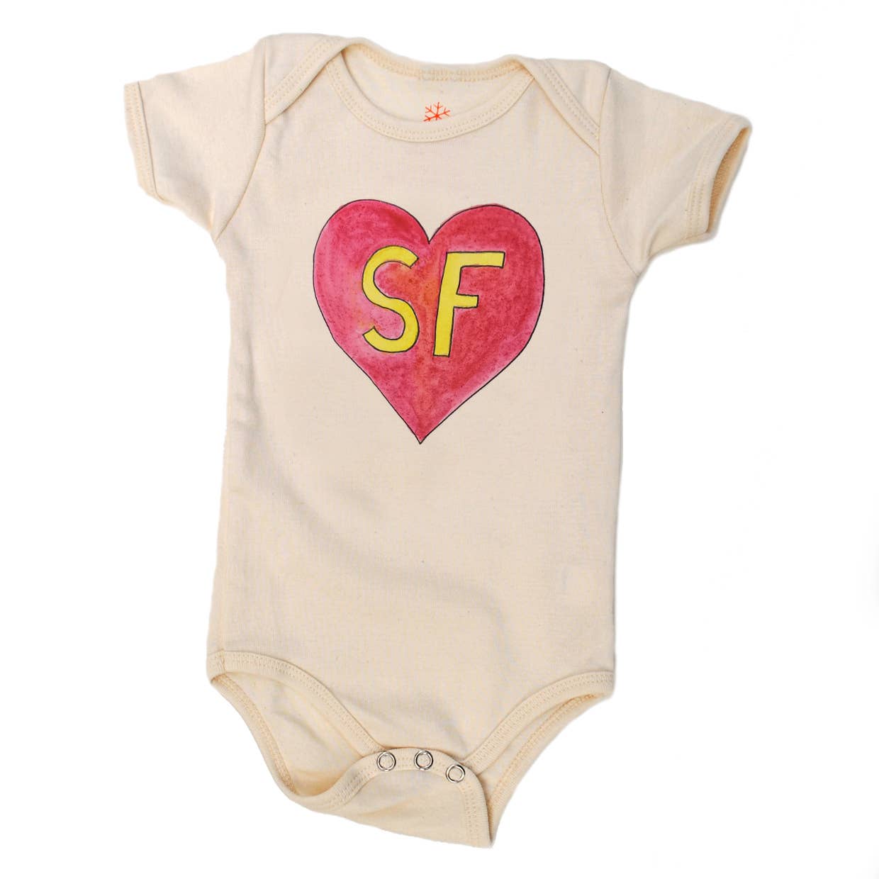 Heart SF - Baby Organic Onesie: