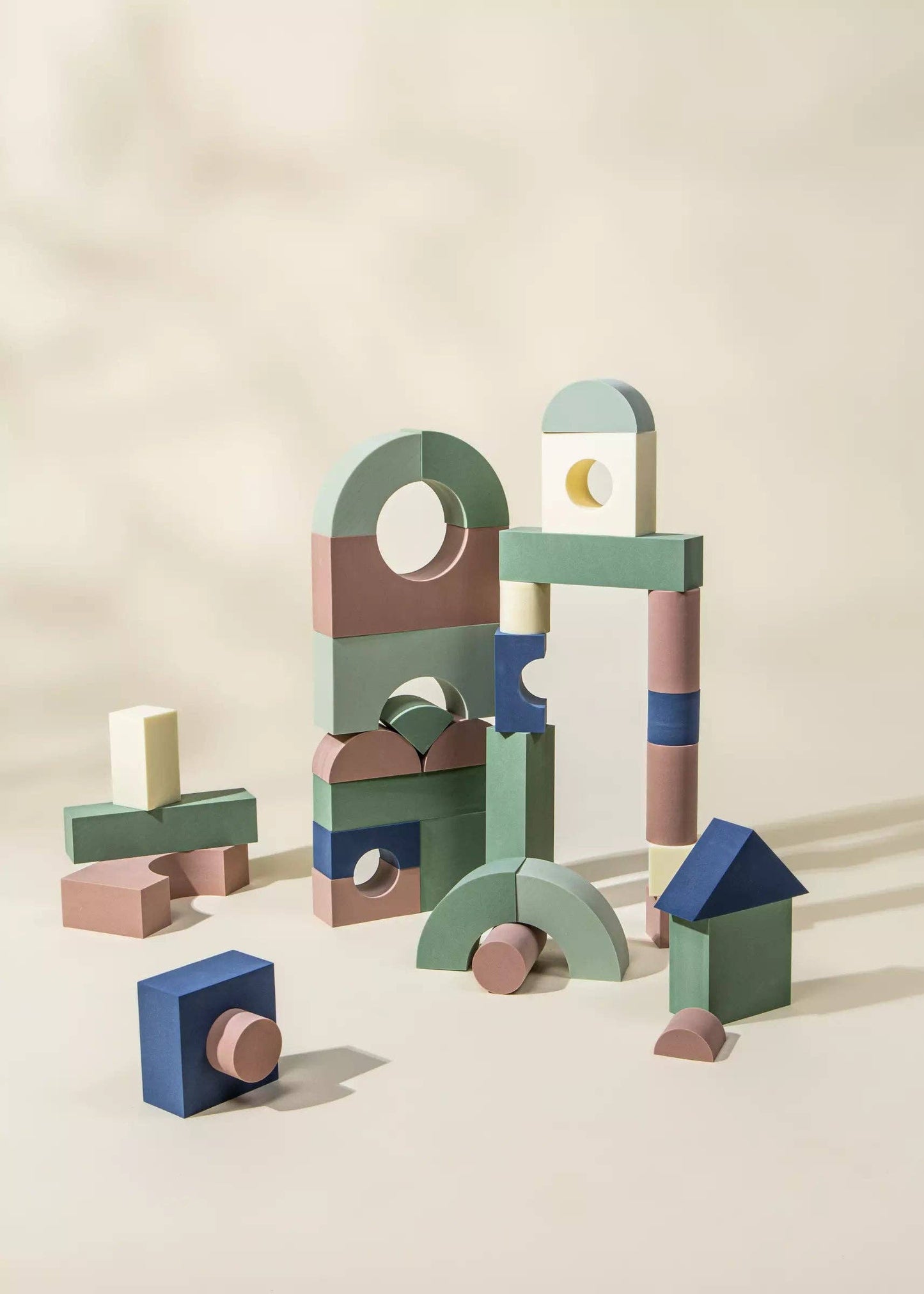 EVA Foam Building Blocks Set - Medium (52 pcs)