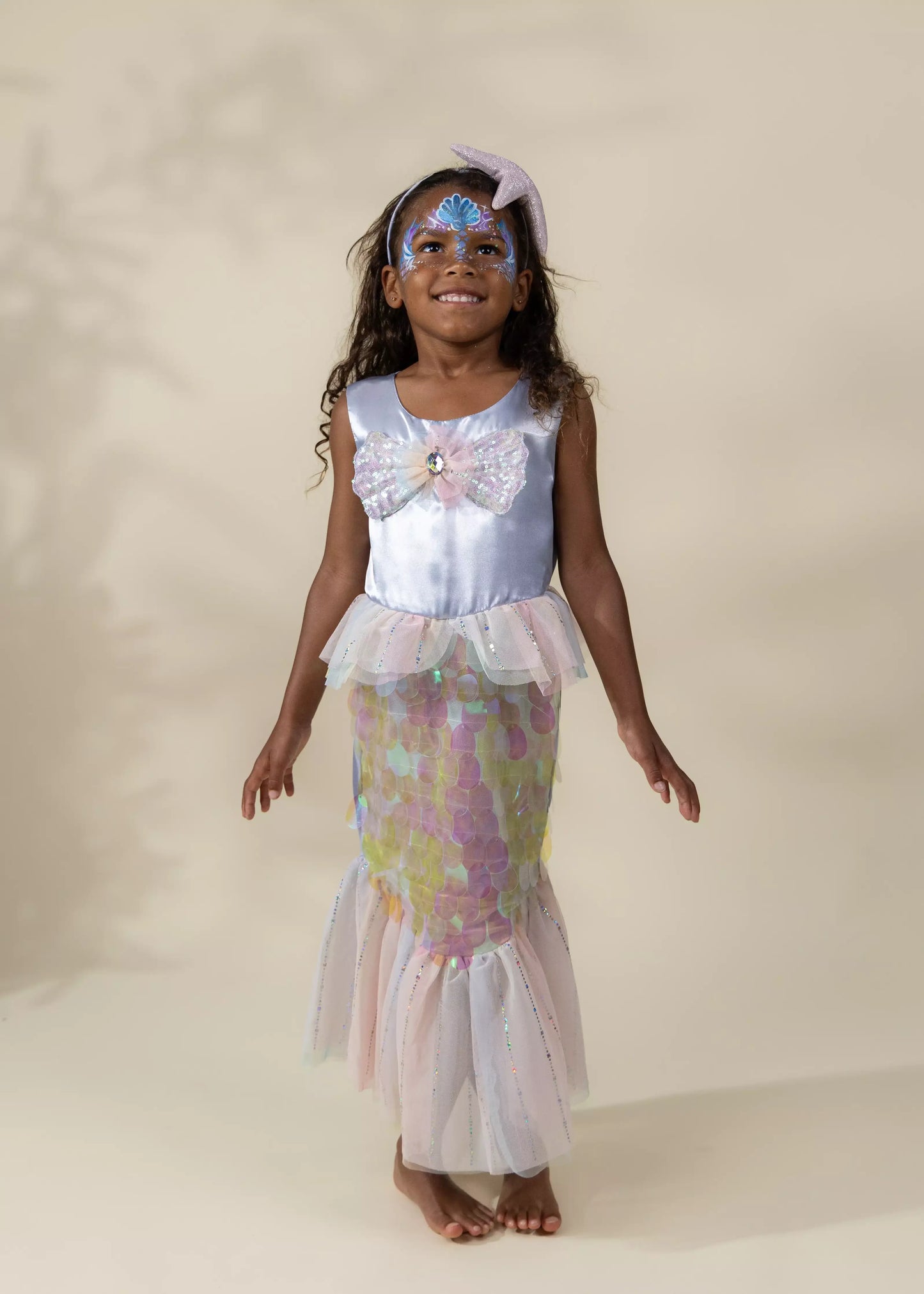 Mermaid Dress & Starfish Headband - Coco Village