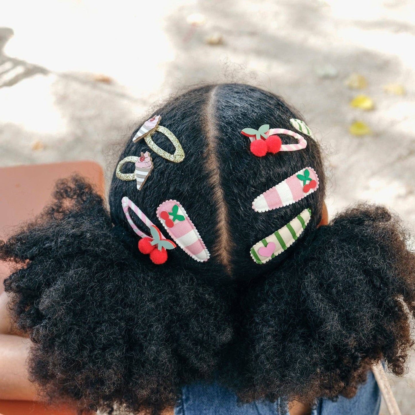 Cherry Kiss Fabric Clip Set